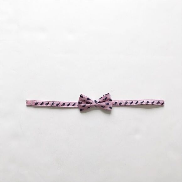 Janie & Jack pink whale print bow tie EUC 0-24m - Picture 3 of 3